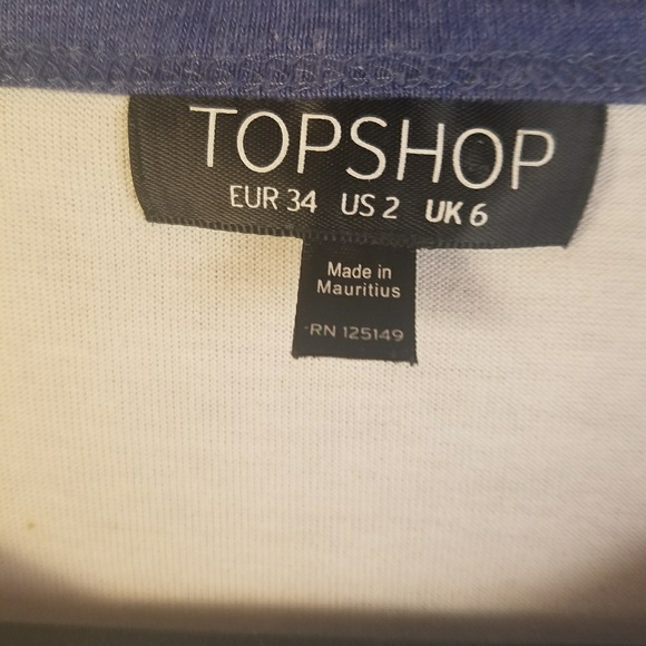 Topshop plain casual tee A71 - Picture 3 of 5